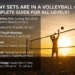 how many sets are in a volleyball game