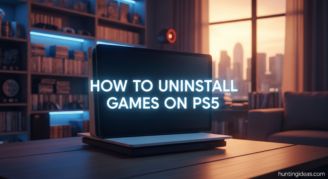 how to uninstall games on ps5